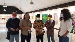 Memperingati Tujuh Tahun Dewantara Center Gelar Pameran Lukisan