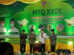 Richard : Saya Sambut Baik dan Beri apresiasi untuk pelaksanaan MTQ Ke XXIX Tingkat Kota Ambon