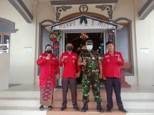 Babinpotdirga Lanud Rsn, Pantau Pelaksanaan Natal