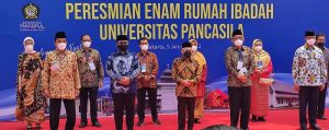 Wakil Presiden Ma’ruf Amin Resmikan 6 Tempat Ibadah Di Universitas Pancasila