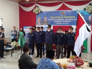 Pengurus PWI Morowali periode 2021-2024 resmi di kukuhkan Ketua PWI Sulteng