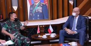 Kasad Terima Kunjungan Kehormatan Duta Besar Republik Ceko, Bahas Kerja Sama Militer