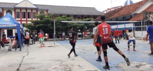 KNPI Kuningan Jaring Atlet Voli Putra U20 di STKIP Muhammadiyah Kuningan