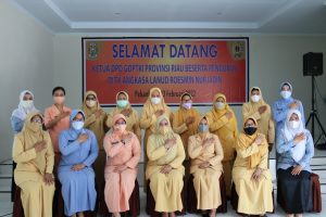 Jalin Silaturrahmi, Ketua DPD GOPTKI Riau Kunjungi TK Angkasa Lanud Rsn