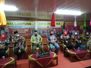 LMP Lampung, silaruahmi ke Dewan Pembina Dang Ike di Lambaran Kuning
