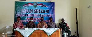 Pemdes Kalipurwo Gelar Ujian Seleksi Pejaringan Dan Penyaringan Perangkat Desa Formasi Kadus 1