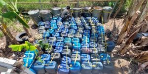 Polda Sulbar Sita 6,2 Ton Solar yang Ditimbun