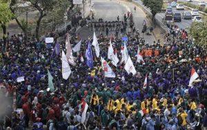 Antisipasi aksi demo 11 April, polisi lakukan rekayasa lalu lintas