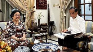Presiden Jokowi silaturahmi ke rumah Ketua Umum PDI-P Megawati