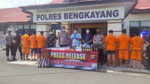 Polres Bengkayang gelar press release Operasi Pekat tahun 2022