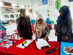 Serah Terima Jabatan Kepala TK Negeri Idata Kecamatan Peusangan Sukses