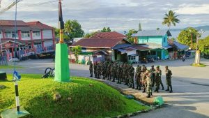 40 Bintara Remaja Kodim 1803/Fakfak Melaksanakan Orientasi Pengenalan Satuan