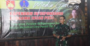 Pendam IV/Diponegoro Gelar Media Gathering Bersama Mitra