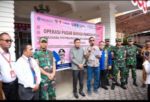 Dukung GNPIP, Kodam Pattimura Bersama Forkopimda Ambon Sidak Pasar