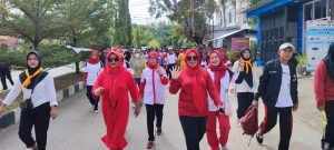 Peringati Hari PMI SMA Negeri 3 Wajo gelar jalan santai anti m ager