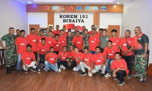 Danrem 151/Binaiya lepas Kontingen Liga Santri Zona Korem 151/Biniaya ke tingkat pusat
