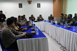 Danlanud Sugiri Sutani hadiri Rakor Geladi Lapangan Latihan Trisula Perkasa TA 2022