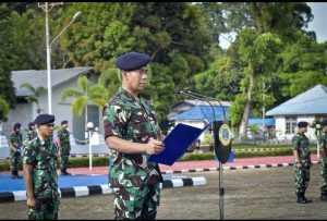 Danlantamal IX Giatkan Upacara Bendera Sebagai Upaya Tingkatkan Disiplin Prajurit