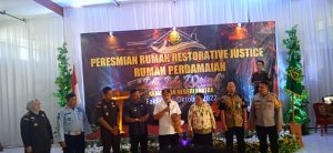 Peresmian Rumah Restorative Justice di di Distrik Fakfak