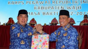 Dewan Pengurus Korpri Wajo Dilantik, Amran Mahmud Ingatkan Tentang Integritas