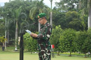 Kasdam Diponegoro Sampaikan Penekanan Panglima TNI Pada Upacara 17-an Bulan Oktober