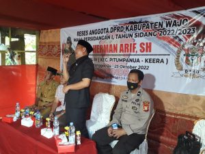 Gelar Reses, Anggota DPRD Wajo, Herman Arif banjir aspirasi