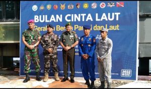 Wujud Kepedulian Lingkungan, Kodam Pattimura Dukung Program Bulan Cinta Laut