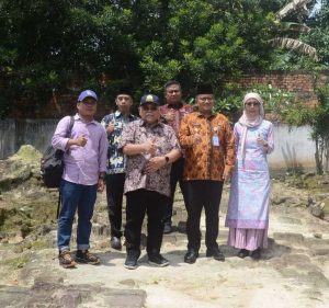 Wakil Wali Kota Jambi Dr. dr. H. Maulana, MKM Tinjau lokasi situs Candi Solok Sipin