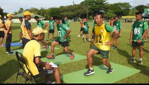 Ukur Kemampuan Fisik Prajurit, Danrindam & Wadanrindam Laksanakan Samapta Kesegaran Jasmani Periodik II