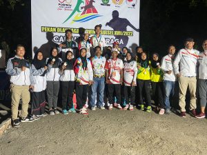 Kontingen Kab. Wajo, raih medali emas di cabang olahraga Petanque kategori 1 man 2 Women di Porprov ke-17 Sulsel