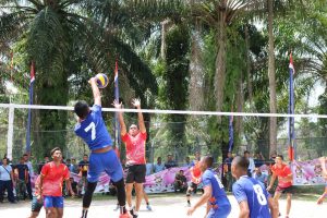 Tak Terkalahkan, Tim Voli Ball Satpom Lanud Rsn Sabet Juara I