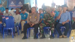 Wujud Sinergitas Dengan Para Nelayan, Kapolsek Keera Hadiri Pengukuhan DPC HNSI Kabupaten Wajo