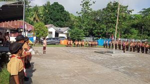 Bangkitkan Pramuka; Ketua Kwarcab TTS Buka Kegiatan Perjusami Batu Putih