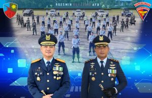 Hut Ke-76 POMAU, Satpom Lanud Rsn Dalam Tugas Terus Profesional