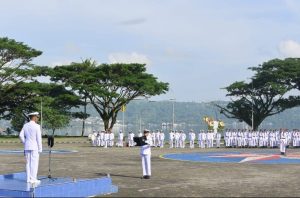 Danlantamal IX gelar upacara Hari Pahlawan di Mako Lantamal IX Ambon