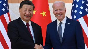 Joe  Biden dan Xi Jinping bertemu di KTT G20 Bali 