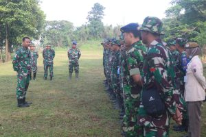 Prajurit Lanud Sugiri Sukani Asah Perkenaan Sasaran Menembak