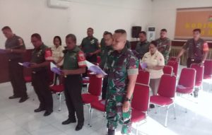Peringati Hari Juang TNI AD Ke – 77 Kodim 1504/Ambon Gelar Doa Bersama