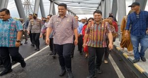 Wali Kota Medan Bobby Nasution resmikan Jembatan Titi Dua Sicanang