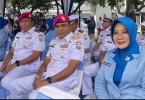 Sertijab Pangkoarmada III di Lapangan Upacara Laut Arafuru Mako Koarmada RI