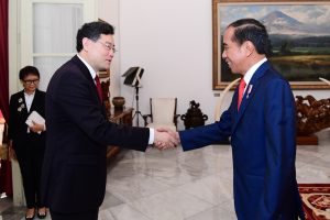 Presiden Jokowi Terima Kunjungan Kehormatan Menlu RRT Bahas Sejumlah Kerjasama Strategis