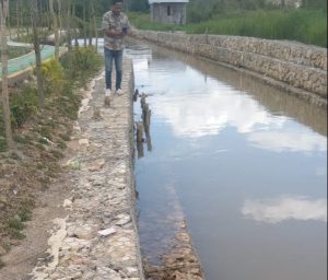 Baru Selesai Dikerjakan, Proyek Bronjong di Jalan Ketapang KM5 Miring dan Amblas