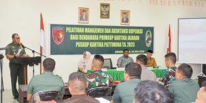 Kasdam Pattimura Buka Pelatihan Manajemen dan Akuntansi Koperasi Bagi Bendahara Primkop Kartika