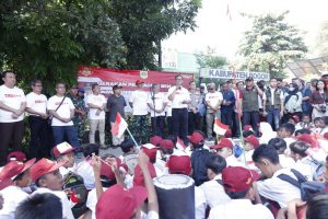 Gerakan Nasional Merah Putih Sambut Kemeriahan, Ini Yang Dilakukan Plt Bupati Bogor