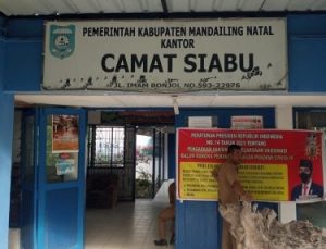 Saat Dikonfirmasi Camat Siabu Tidak Berkomentar Tentang Realisasi Bibit Sumber Dana Desa