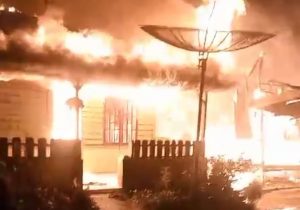 Kebakaran Di Hutapuli, Camat Siabu Gandeng Pemuda Karang Taruna Cek TKP
