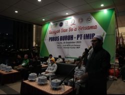 Bentuk Keprihatinan Dan Dukungan Moral, Serikat Pekerja di IMIP Gelar Doa Bersama Untuk Korban Kecelakaan Kerja PT. ITSS