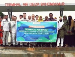 Penuhi Kebutuhan Air Bersih, IMIP Bangun Terminal Air Bersih Bagi Warga Bahodopi