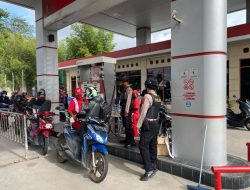 Jaga Ketersediaan BBM dan Antisipasi Kecurangan di SPBU, Polres Bangka Lakukan Patroli Rutin
