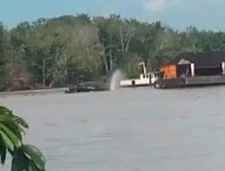 Tarik Tongkang Batu Bara, Tagboat Sumber 4 Tengelam di Simpang 3 Tembesi